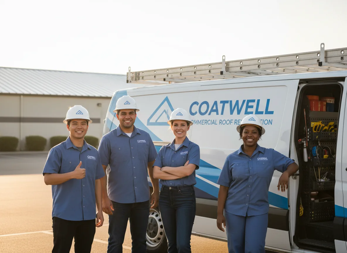 Commercial roof coating company in Mendon, OH